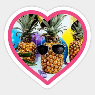 Pineapple Party Sticker